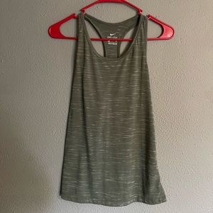 Forest green Nike dri-fit tank top